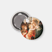 Madonna und Kind mit St. John the Baptist Magnet (Vorderseite/Rückseite)
