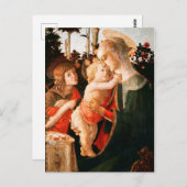 Madonna und Kind mit St. John the Baptist Postkarte (Vorne/Hinten)