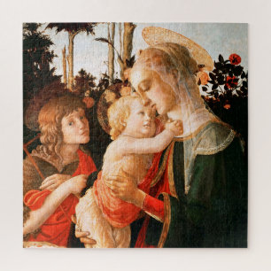 Madonna und Kind mit St. John the Baptist Puzzle