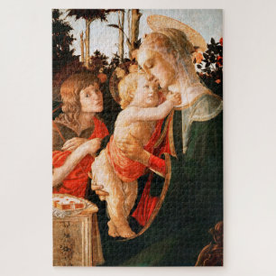 Madonna und Kind mit St. John the Baptist Puzzle