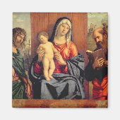 Madonna und Kind mit St. John the Baptist und St. Magnet (Vorne)