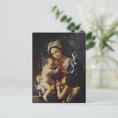 Madonna und Kind mit St. John von Sirani Postkarte (Stehend Vorderseite)