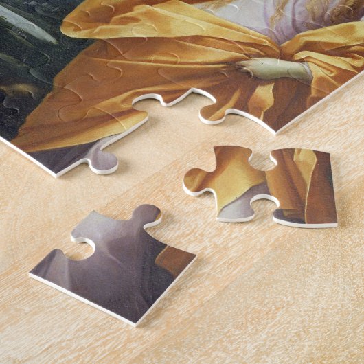 Madonna und Kind mit St. Lucy und Maria Magdalena Puzzle (Seite)