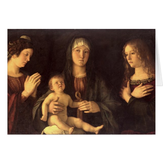 Madonna und Kind mit St Mary Magdalene und St. (Vorderseite (Horizontal))