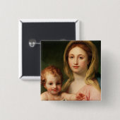 Madonna und Kind mit zwei Engeln, 1770-73 Button (Vorne & Hinten)