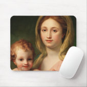 Madonna und Kind mit zwei Engeln, 1770-73 Mousepad (Mit Mouse)