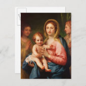 Madonna und Kind mit zwei Engeln, 1770-73 Postkarte (Vorne/Hinten)