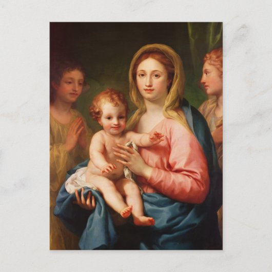 Madonna und Kind mit zwei Engeln, 1770-73 Postkarte (Vorderseite)
