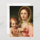 Madonna und Kind mit zwei Engeln, 1770-73 Postkarte (Vorne/Hinten)