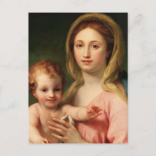 Madonna und Kind mit zwei Engeln, 1770-73 Postkarte (Vorderseite)