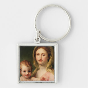 Madonna und Kind mit zwei Engeln, 1770-73 Schlüsselanhänger