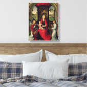 Madonna und Kind mit zwei Engeln Leinwanddruck (Insitu (Schlafzimmer))