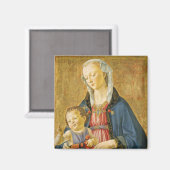 Madonna und Kind mit zwei Spendern, 1525-1530 Magnet (Vorderseite/Rückseite)