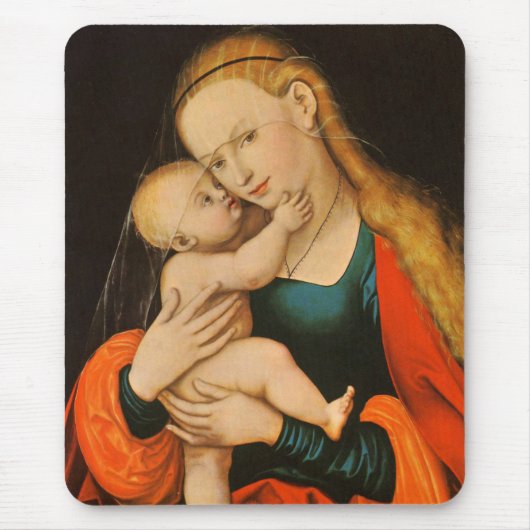Madonna und Kind Mousepad (Vorne)