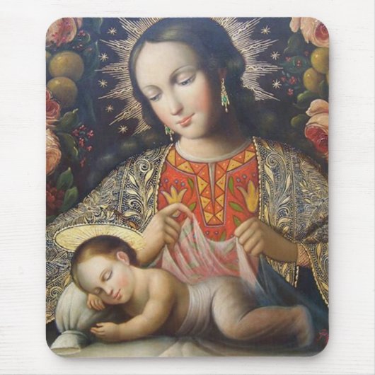Madonna und Kind Mousepad (Vorne)