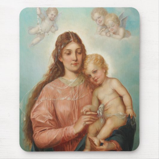 Madonna und Kind Mousepad (Vorne)