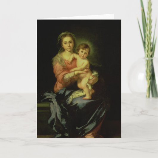Madonna und Kind, nach 1638 Karte (Vorderseite)