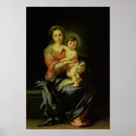 Madonna und Kind nach 1638 Poster (Vorne)