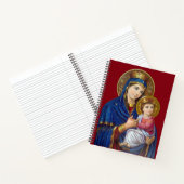Madonna und Kind Notizblock (Innenseite)