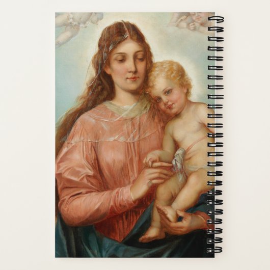 Madonna und Kind Notizblock (Rückseite)