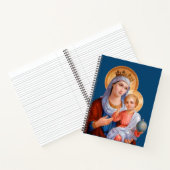 Madonna und Kind Notizblock (Innenseite)