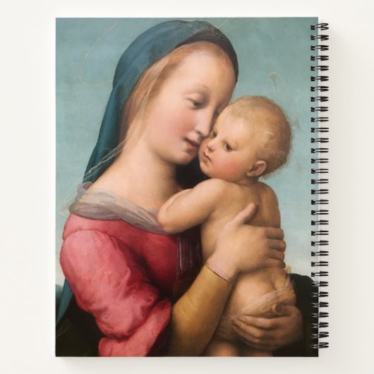 Madonna und Kind Notizblock (Rückseite)