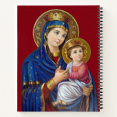 Madonna und Kind Notizblock (Rückseite)
