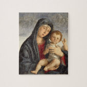 Madonna und Kind (Öl auf Platte) 2 Puzzle (Vertikal)