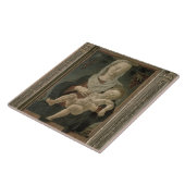 Madonna und Kind (Öl auf Platte) Fliese (Seite)