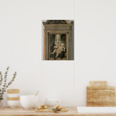 Madonna und Kind (Öl auf Tafel) Poster (Küche)