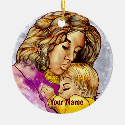 Madonna und Kind Ornament (Vorne)