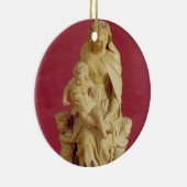 Madonna und Kind (Papiermache) Keramikornament (Rechts)