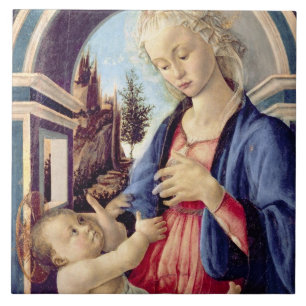 Madonna und Kind (Platte) 2 Fliese