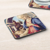 Madonna und Kind (Platte) 2 Untersetzer (Linke Seite)