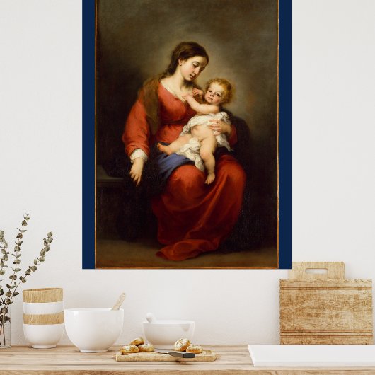 Madonna und Kind ... Poster (Küche)