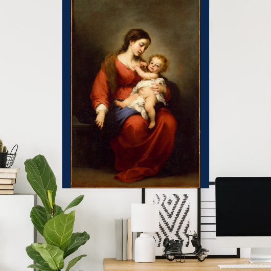 Madonna und Kind ... Poster (Heimbüro)