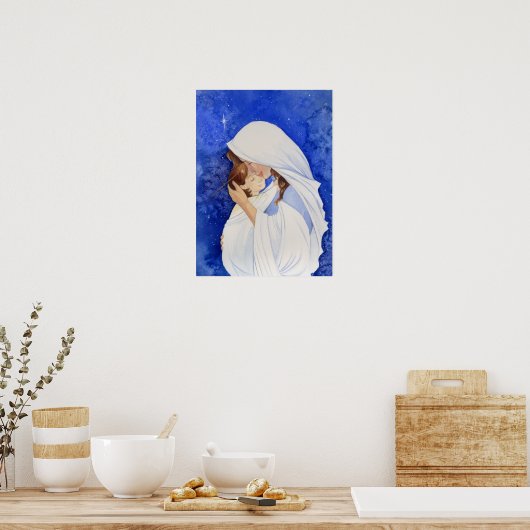 Madonna und Kind Poster (Küche)