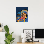 Madonna und Kind Poster (Heimbüro)
