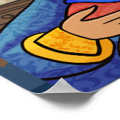 Madonna und Kind Poster (Ecke)
