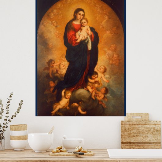 Madonna und Kind ... Poster (Küche)