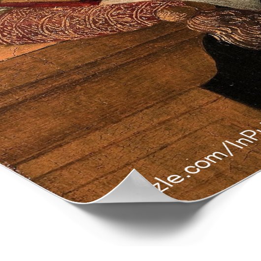 Madonna und Kind Poster (Ecke)