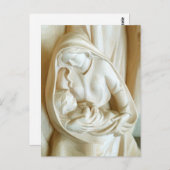 Madonna und Kind Postkarte (Vorne/Hinten)