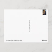 Madonna und Kind Postkarte (Rückseite)