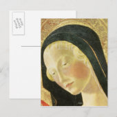 Madonna und Kind Postkarte (Vorne/Hinten)