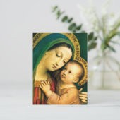 MADONNA UND KIND POSTKARTE (Stehend Vorderseite)