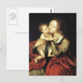 MADONNA UND KIND POSTKARTE (Vorne/Hinten)
