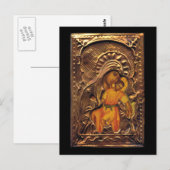 Madonna und Kind Postkarte (Vorne/Hinten)