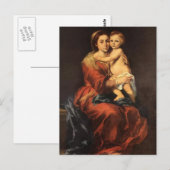MADONNA UND KIND POSTKARTE (Vorne/Hinten)