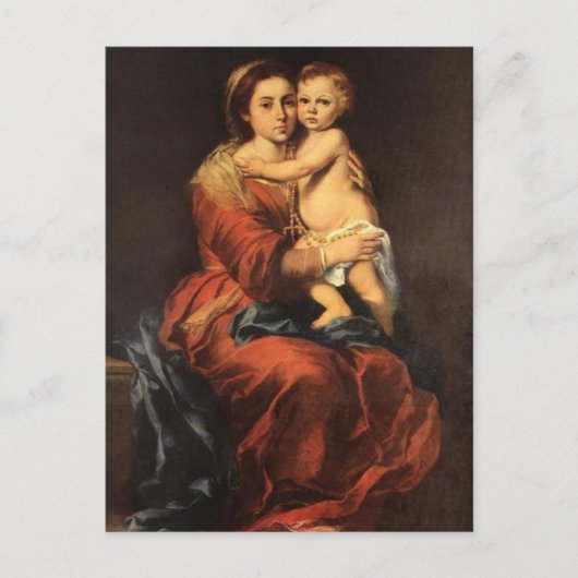 MADONNA UND KIND POSTKARTE (Vorderseite)