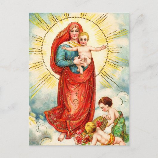 Madonna und Kind Postkarte (Vorderseite)